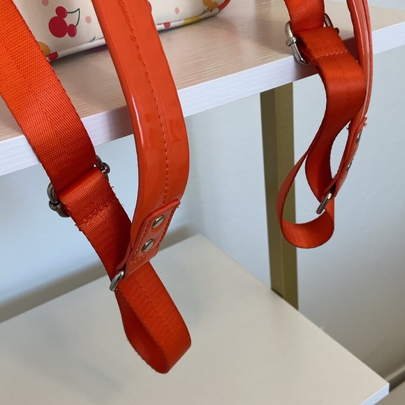 Loungefly Disney Fruit Pattern Backpack - Red, Yellow, Orange - Picture 4 of 8